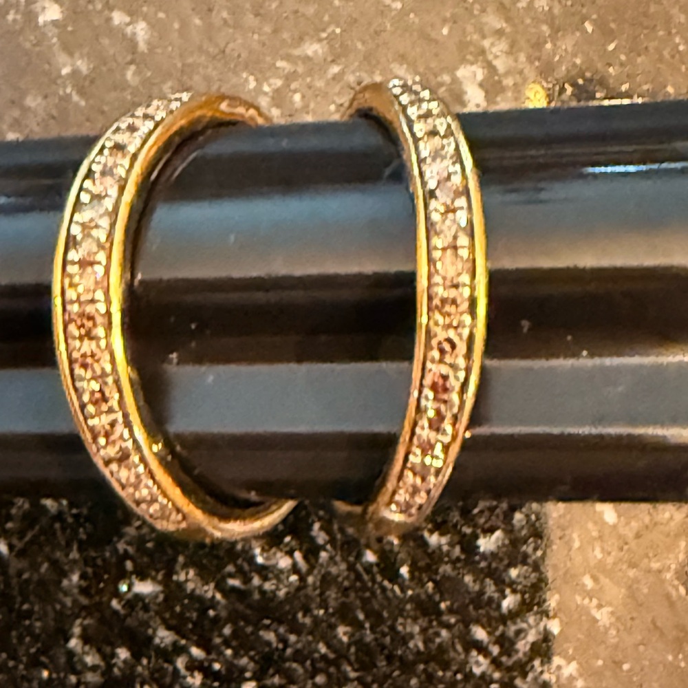 Elegant Champagne Diamonds Women's Ring